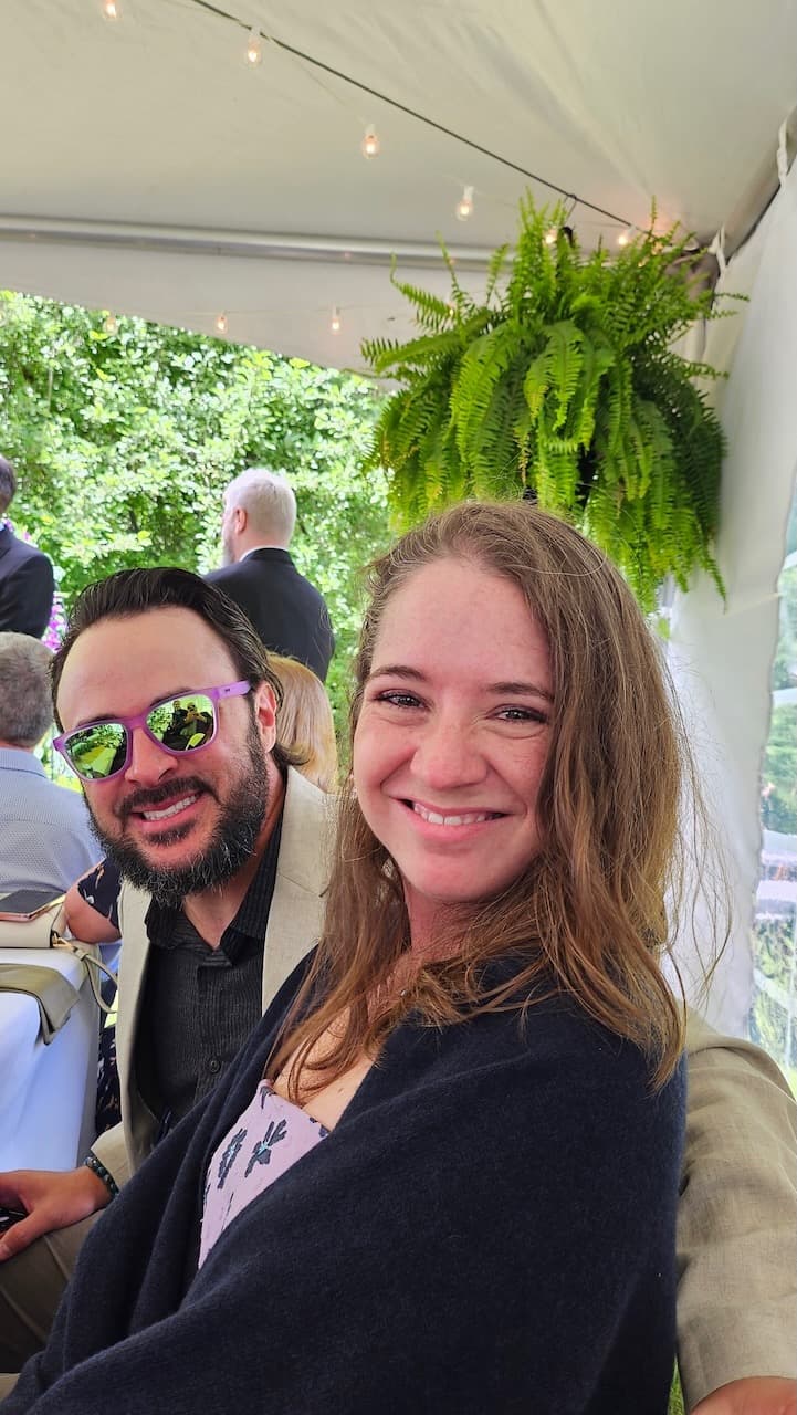 Shawn and Madison at Kev and Emily's wedding in Massachusetts