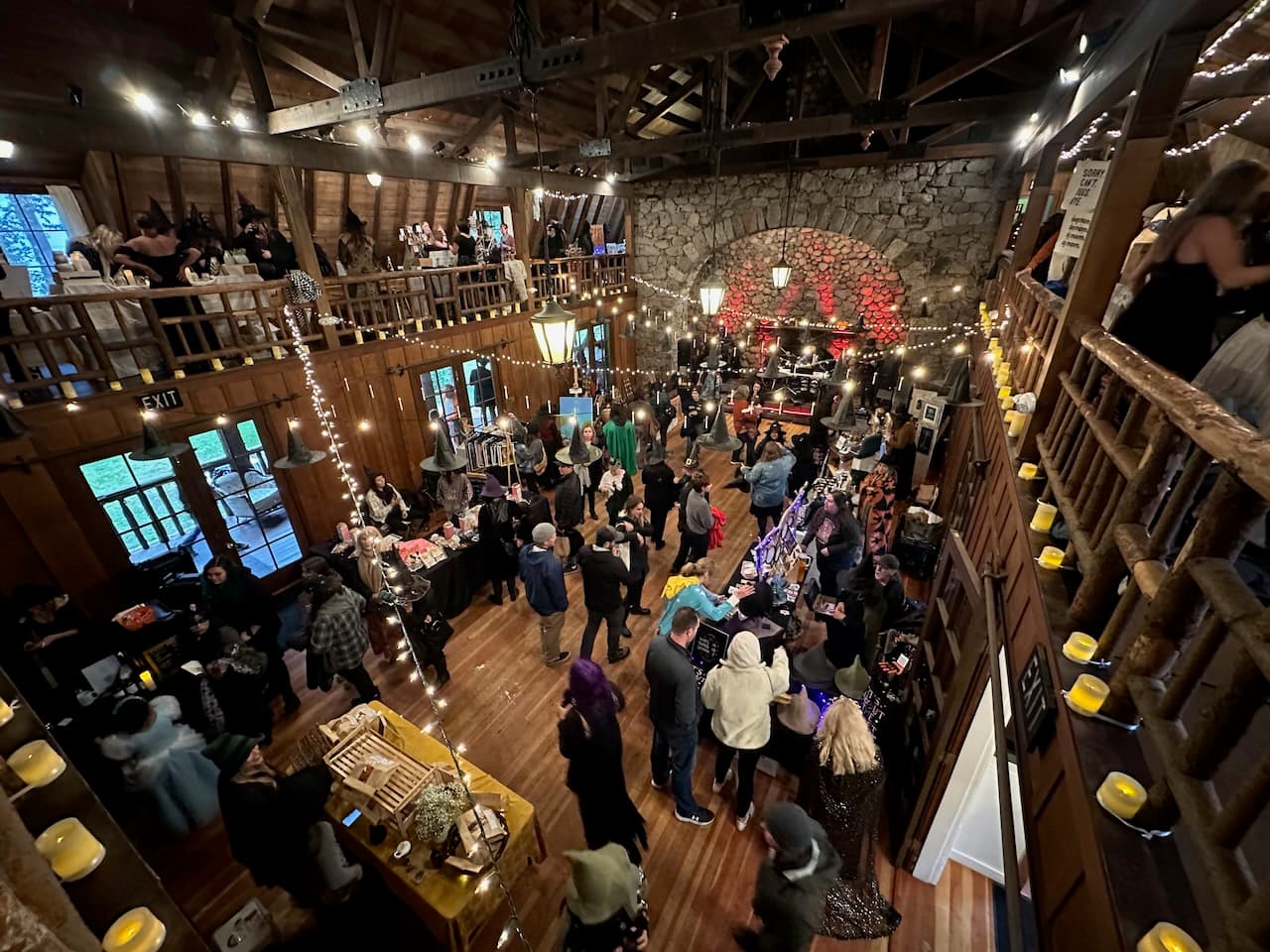 The local coven puts on a great fall night at a historical building near the house