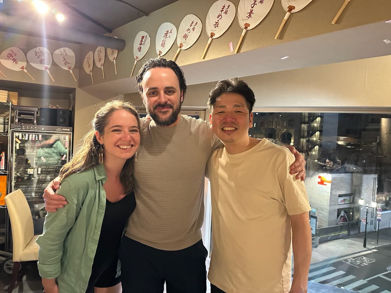 Madison and Shawn with our new friend, Chef Dan, in Kyoto, Japan