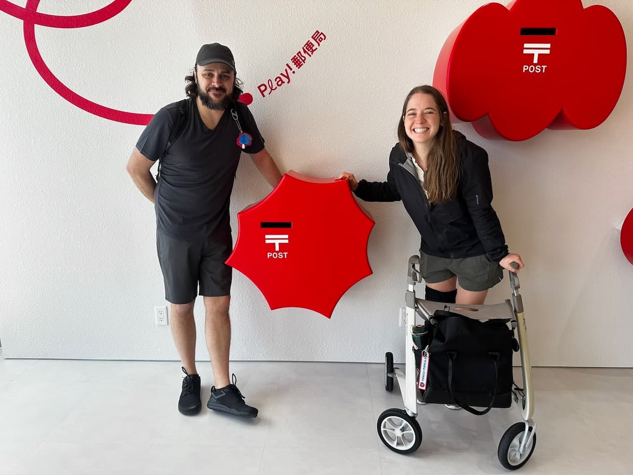 The Japanese mail system, JP Post, had their own pavilion at the World Expo!