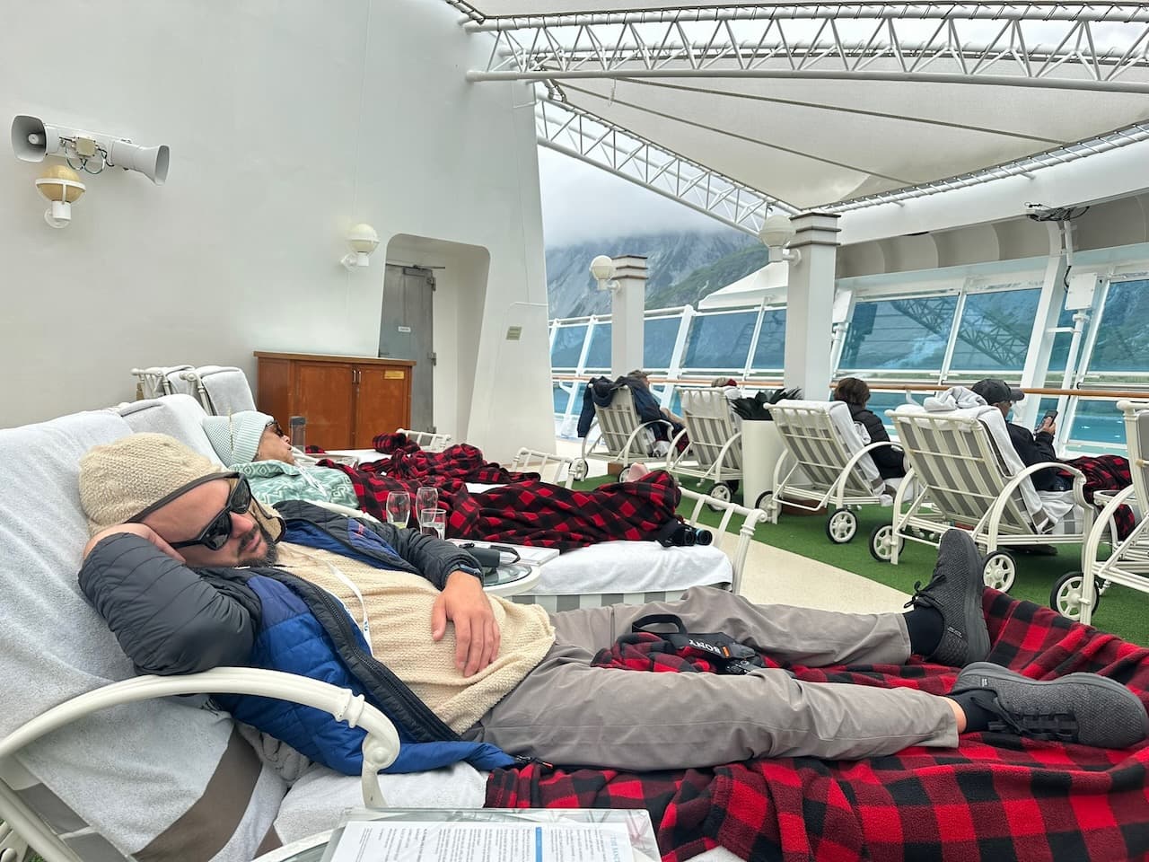 Shawn and his mom not long after those mimosas