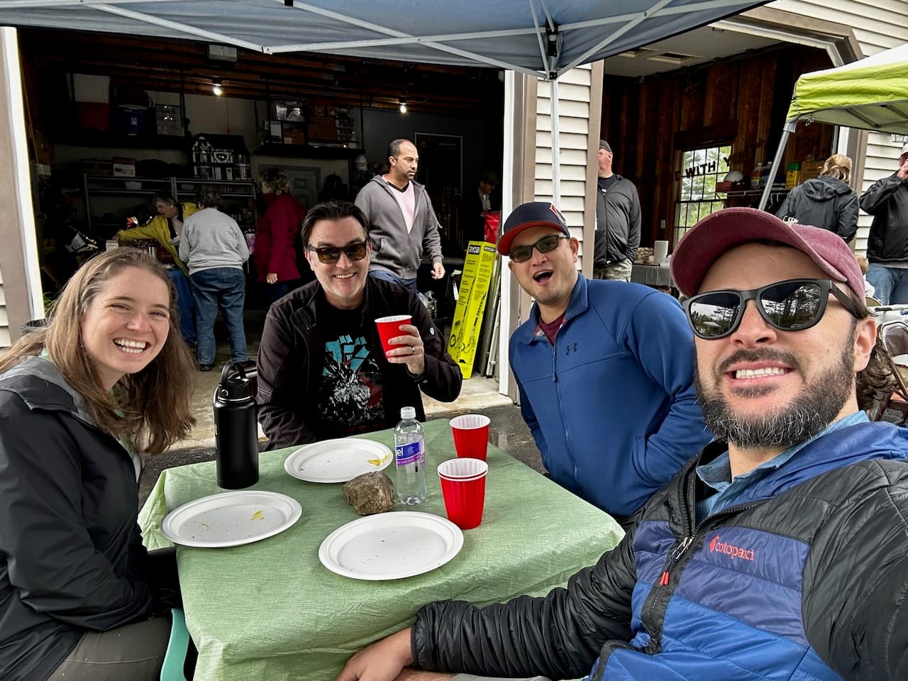 Celebrating Jimmy's 40th birthday with Turbo and Ed