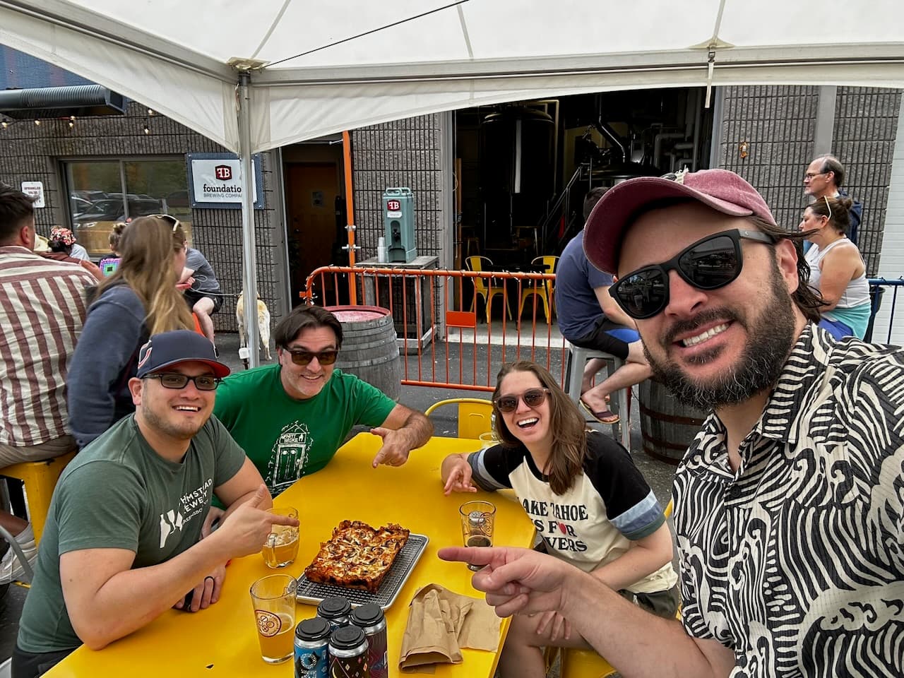 Ed showing us around some of his favorite local breweries in Maine