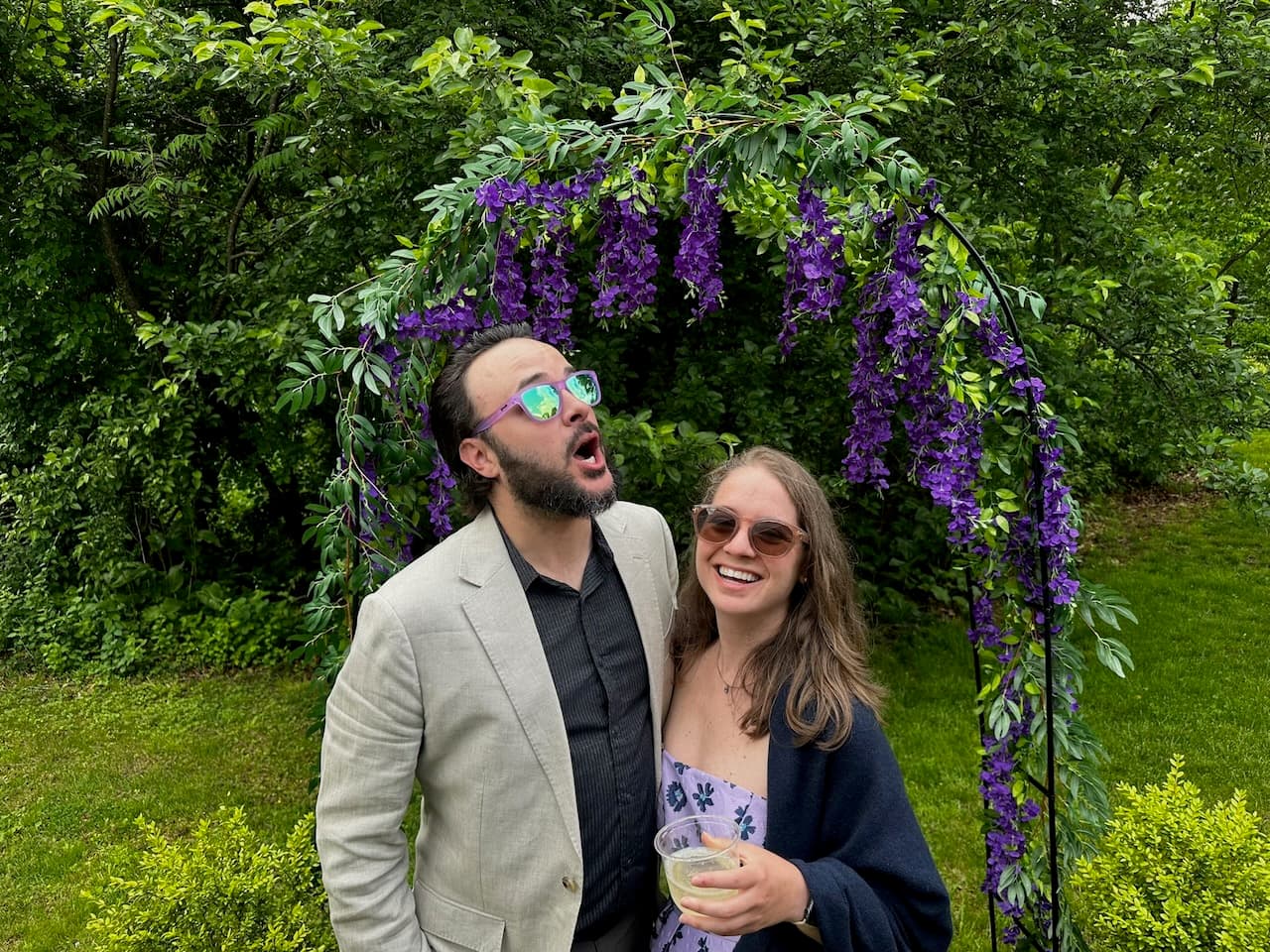 Excited to see Kev and Emily exchange vows